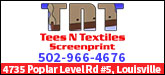 Tees N Textiles Screenprint Sponsorship Banner